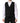 Dolce &amp; Gabbana Black Wool Dress Formal Men Waistcoat Vest
