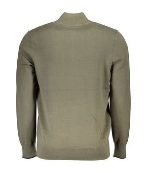 Timberland Organic Cotton Half Zip Sweater - Lush Green