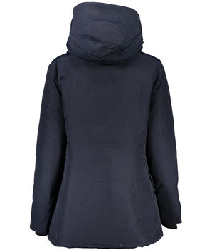 Woolrich Blue Cotton Jackets and Coats