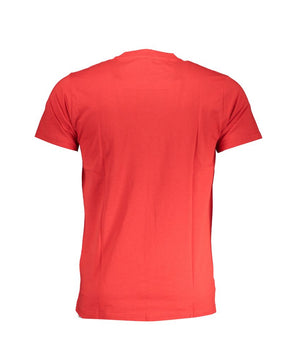 Cavalli Class Red Cotton T-Shirt