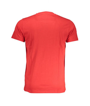 Cavalli Class Red Cotton T-Shirt