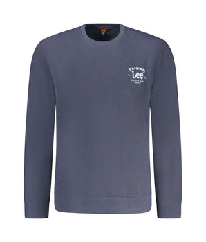Lee Blue Cotton Men Sweater