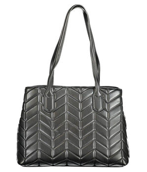 Mario Valentino Black Polyethylene Women Handbag