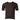 Camiseta de cuello redondo con bordado del logotipo de seda marrón de Dolce &amp; Gabbana