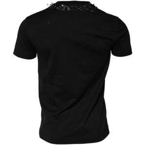 Camiseta de manga corta con logo negro de Dolce &amp; Gabbana