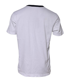 Dolce &amp; Gabbana White DG Logo Print Short Sleeve T-shirt