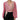 Dolce & Gabbana Pink Plunging V-neck Long Sleeves Blouse Top