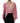 Dolce & Gabbana Pink Plunging V-neck Long Sleeves Blouse Top