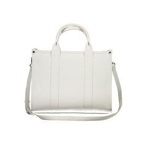 Mario Valentino White Polyethylene Handbag