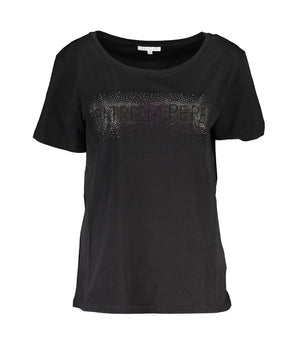 Patrizia Pepe Black Cotton Women's T-Shirt