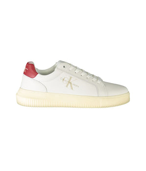 Calvin Klein White Polyester Sneaker
