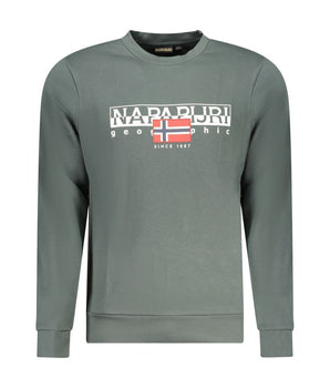 Napapijri Green Cotton Men Sweater