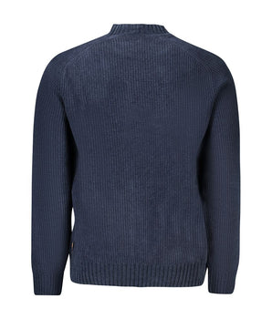 Hugo Boss Blue Cotton Men's Sweater