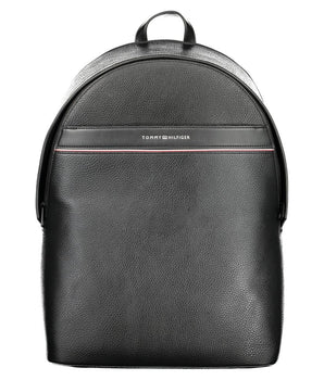 Tommy Hilfiger Black Polyester Men's Backpack