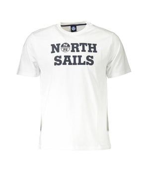 North Sails White Cotton Men TShirt