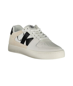 Calvin Klein White Polyester Sneaker