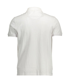 North Sails White Cotton Men Polo Shirt