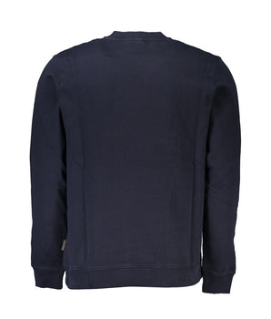 Napapijri Blue Cotton Men Sweater