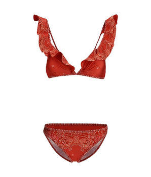 Zimmermann Red Polyamide Bikini