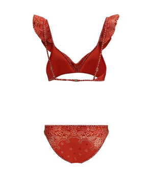 Zimmermann Red Polyamide Bikini