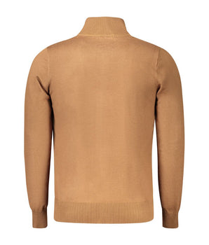 Coveri Moving Brown Nylon Sweater