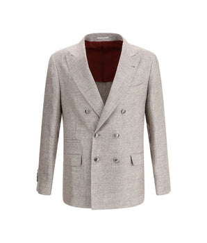 Brunello Cucinelli Light Brown Linen Blazer