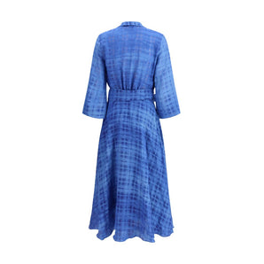 Sara Roka Check chemisier Dress