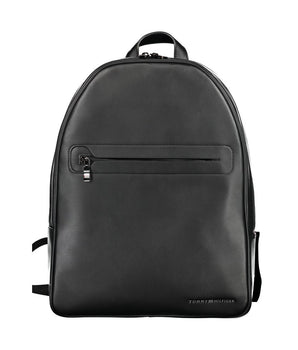 Tommy Hilfiger Black Polyester Backpack