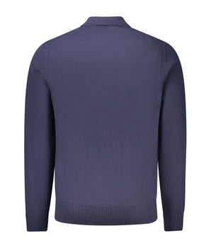 Hugo Boss Blue Wool Mens Sweater