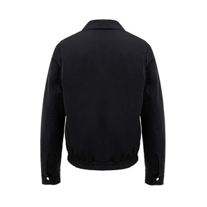 Ami Paris Black Polyester Jackets & Coat