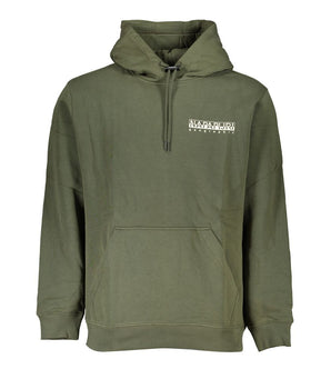 Napapijri Green Cotton Men Sweater