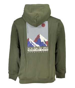 Napapijri Green Cotton Men Sweater