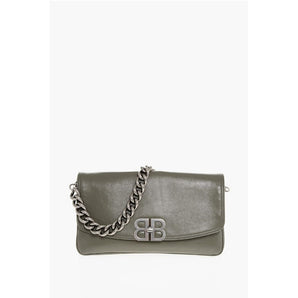 Balenciaga Leather SOFT FLAP Shoulder Bag