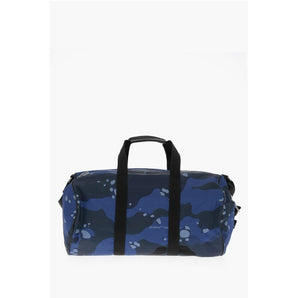 Off-White Camouflage Motif Travel Duffle Bag