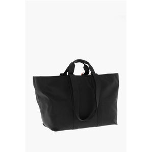 Off-White Maxi Travel Bag with Hard Core Patches
