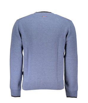 Napapijri Blue Fabric Men Sweater