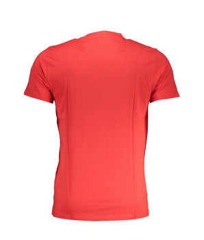 Cavalli Class Red Cotton T-Shirt