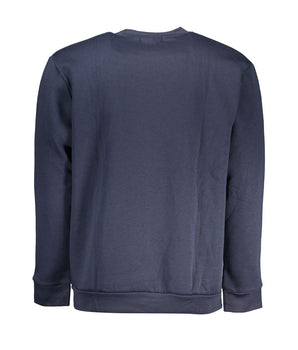 Cavalli Class Blue Cotton Men Sweater