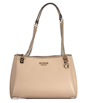 Guess Jeans Beige Polyethylene Handbag