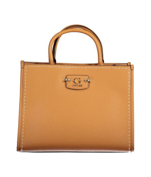 Guess Jeans Brown Polyethylene Handbag