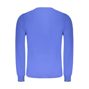 North Sails Blue Cotton Men Sweater