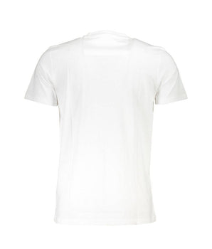 Cavalli Class White Cotton Men T-Shirt