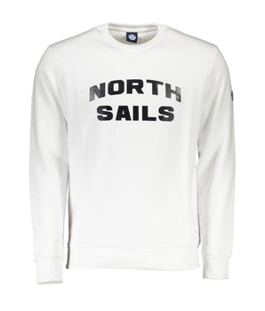 North Sails White Cotton Men's Sweater