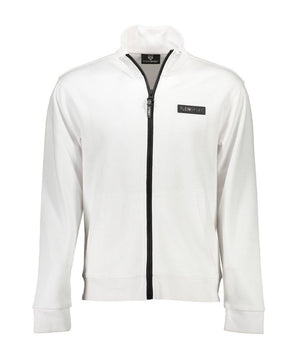 Plein Sport White Cotton Men Sweater