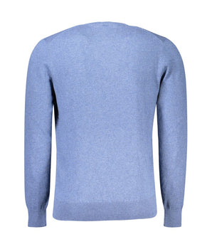 North Sails Blue Cotton Men Sweater