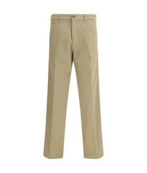 Prada Beige Cotton Chino Pants