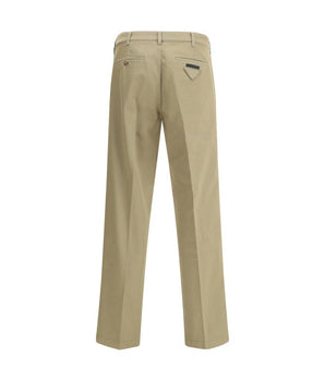 Prada Beige Cotton Chino Pants