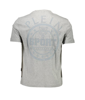 Men's Plein Sport Gray Cotton T-Shirt