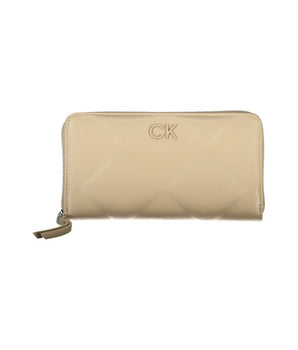 Calvin Klein Elegant Beige Multi-Compartment RFID Wallet