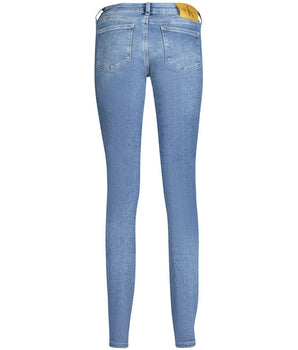 Calvin Klein Blue Cotton Women Jeans